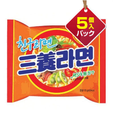 Samyang Ramen Beef Broth Spicy Soy Sauce Flavor 120g x 5-pack