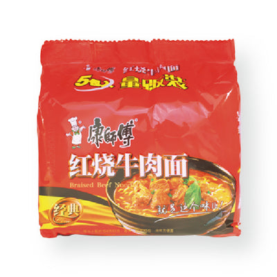 康師傅 紅焼牛肉麺(104g x 5p)Kang Shi Fu Beef Noodle