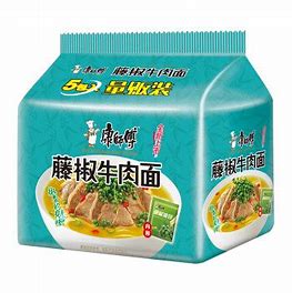 康師傅藤椒牛肉麺 Kang Shi Fu Rattan Pepper Beef Noodles (103g × 5p)