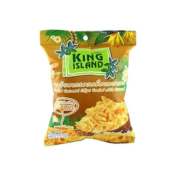KING ISLAND ココナッツチップスキャラメル 40g Coconuts Chips Caramel
