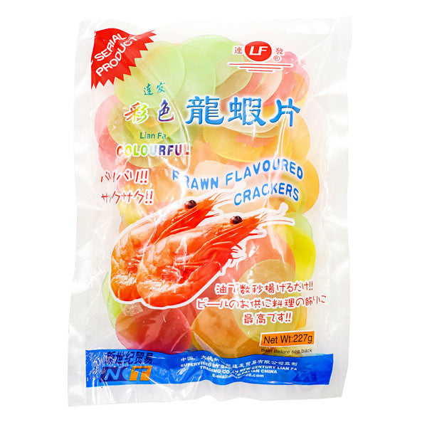 連発牌 彩色龍蝦片 5色えびせん 227g