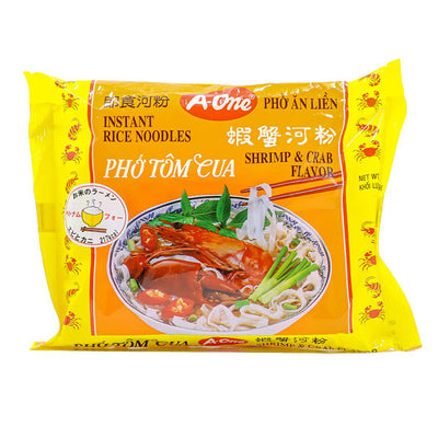 A-One Pho Tom Cua Shrimp & Crab Flavor フォー シュリンプ & クラブフレーバー 65g