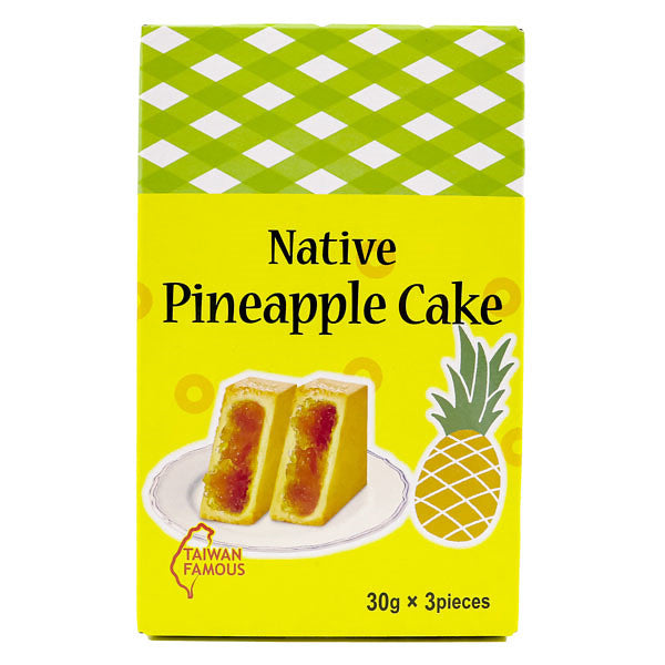 竹葉堂 パイナップルケーキ 3p Taiwan Native Pineapple Cake – 亜州