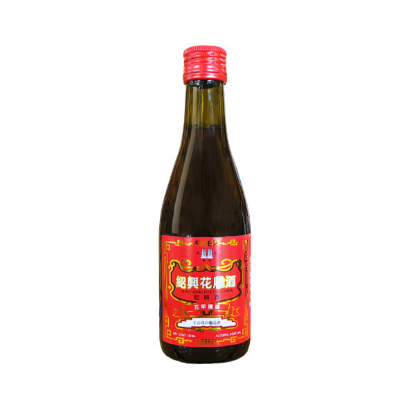 中国 双塔牌 5年 花彫紹興酒（ミニボトル） 180ml Chinese 5-year Old