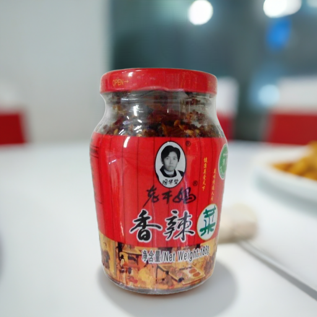 老干媽 香辣菜(シャンラーサイ 高菜入り)(瓶)188g