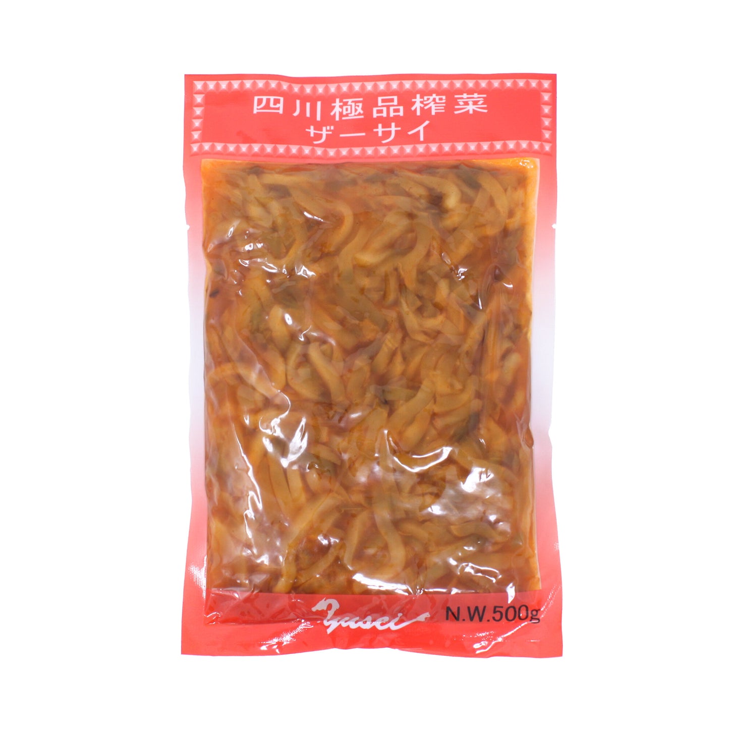 四川極品榨菜(ザーサイ 千切り ピリ辛)500g Za Cai
