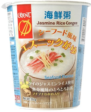 Orient シーフード風味エスニックがゆ Jasmin Rice Congee Seafood Flavor