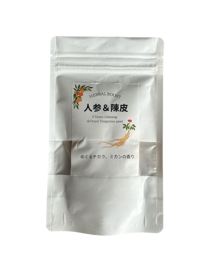 サポニンファーム 高麗人参&陳皮 茶 Ginseng & Tangerine Peel Tea (5p)