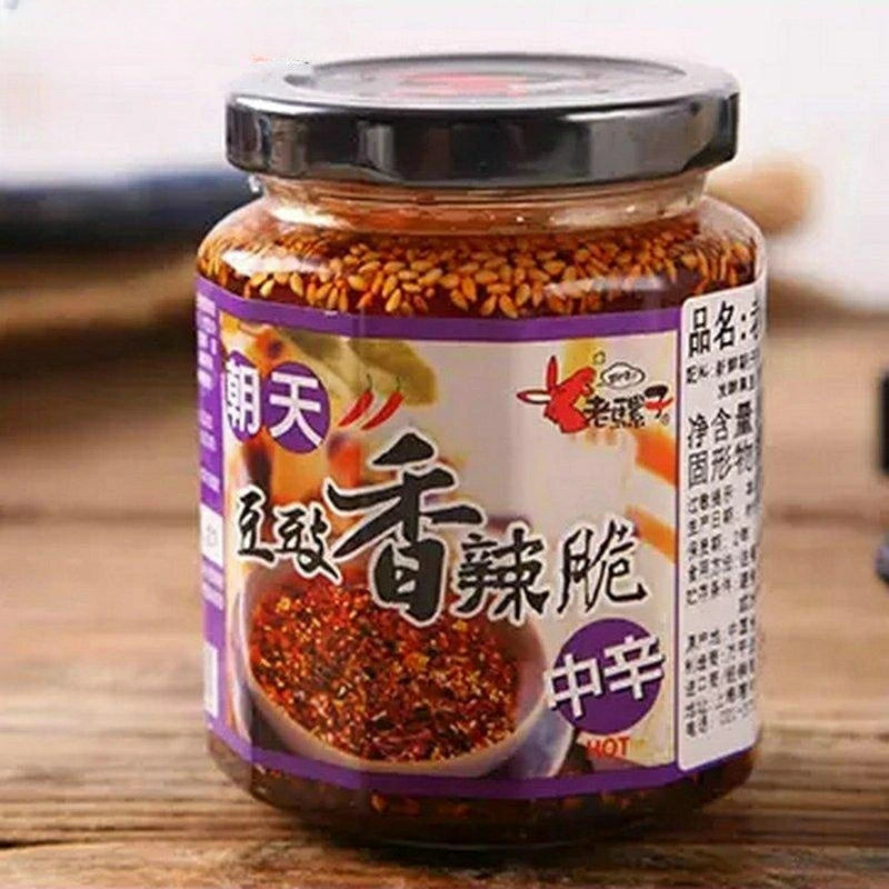 老騾子 朝天 豆豉香辣脆 中辛(豆豉入り花椒ラー油) 240g