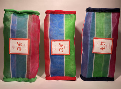 Fisherman net pattern pencil case blue