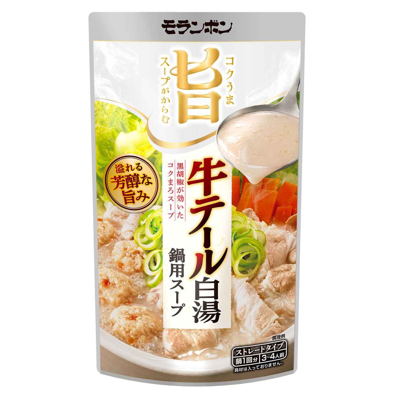 モランボン コク旨スープがからむ 牛テール白湯鍋用スープ 750g – 亜州