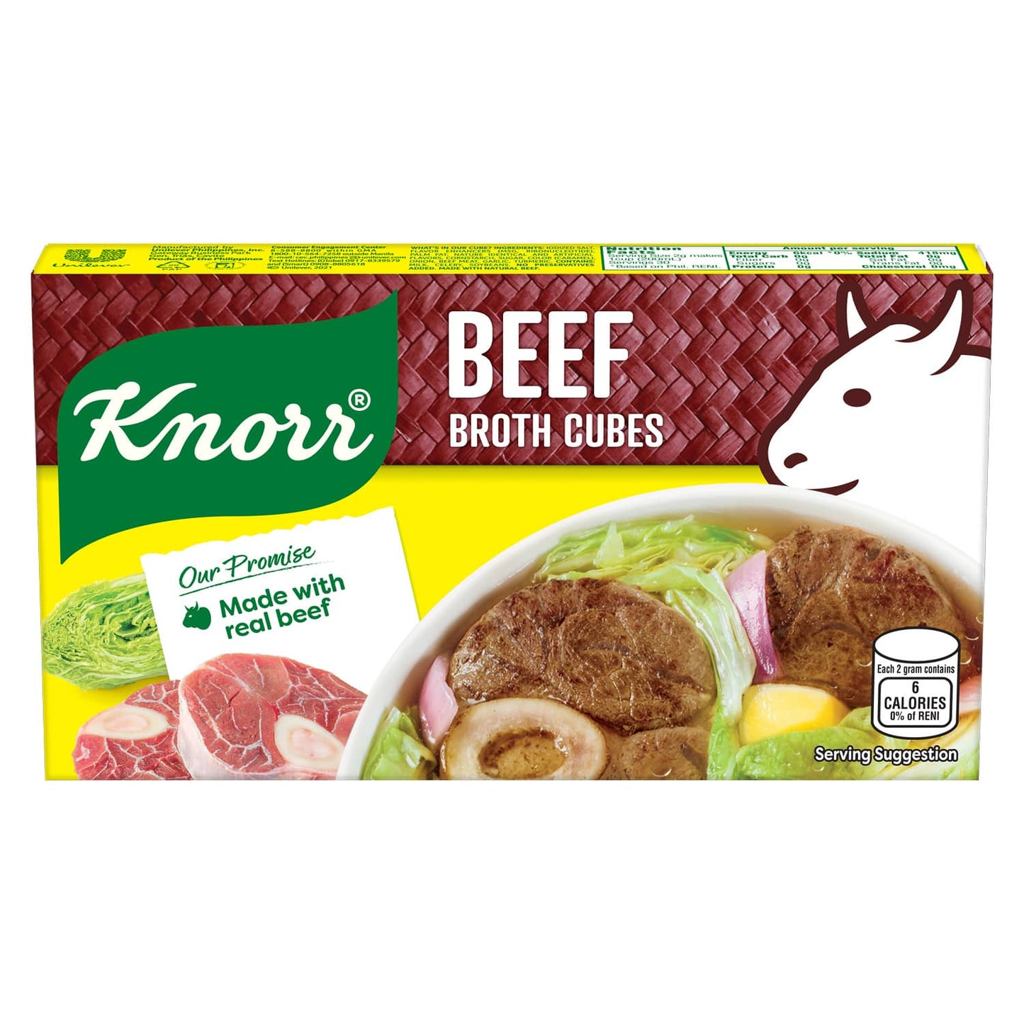 Knorr BEEF BROTH CUBES クノール ビーフキューブ 60g