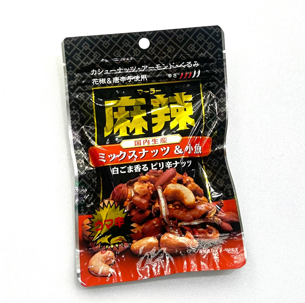 麻辣ミックスナッツ&小魚 45g Mala Mix Nuts & Little Fish