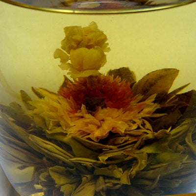 工芸茶 茉莉仙子(ジャスミン/千日紅/金盞花)1個