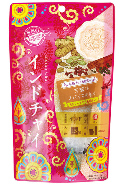 World Tea Tour Indian Chai 1.5g×15P