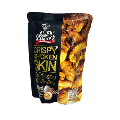 Max Oceans Crispy Chicken Skin Salty Egg Yolk Flavor 鳥皮揚げチップス(鹹蛋、塩玉子味)30g