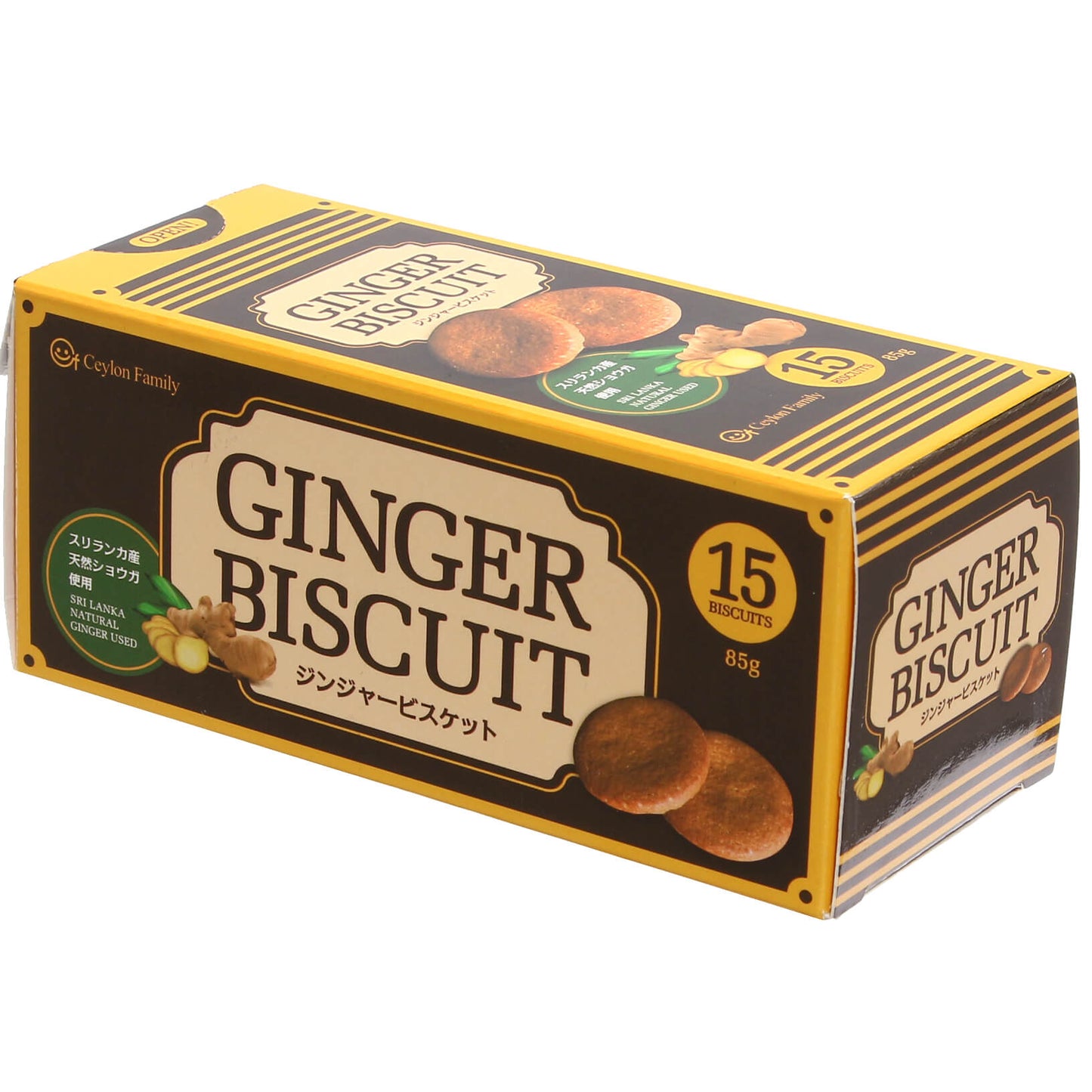 Ceylon Family GINGER BISCUIT セイロンファミリー ジンジャービスケット 85g