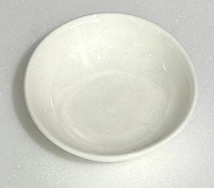 白タレ皿 Plain White Chinese Dish