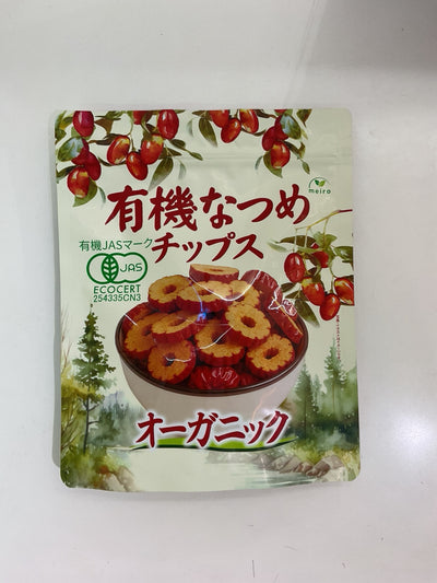 meiro 有機 なつめチップス 110g Organic Chinese Dates Chips