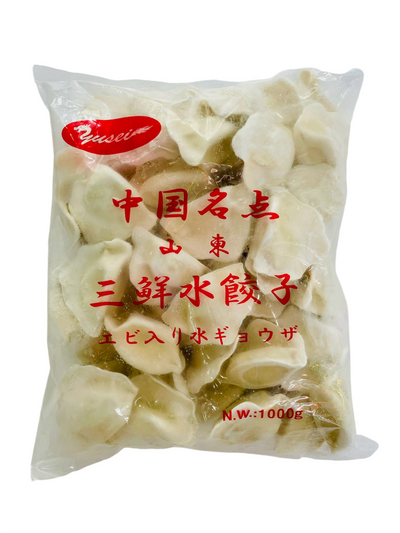 Frozen 山東 エビ入り水餃子 1kg(三鮮水餃子)Shandong Pork Dumpling with Shrimp