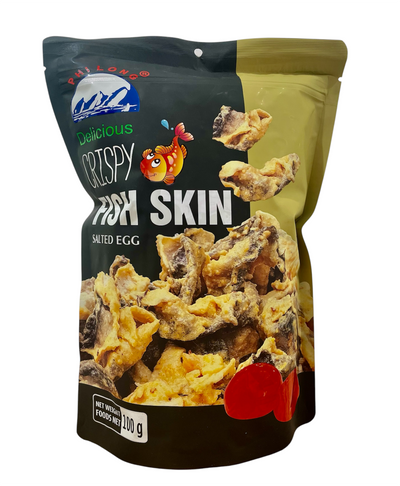 Crispy Fish Skin Salted Egg クリスピーフィッシュスキン ソルティッドエッグ 100g