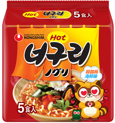 Nongshim Neoguri Ramen (spicy) 120g x 5-pack