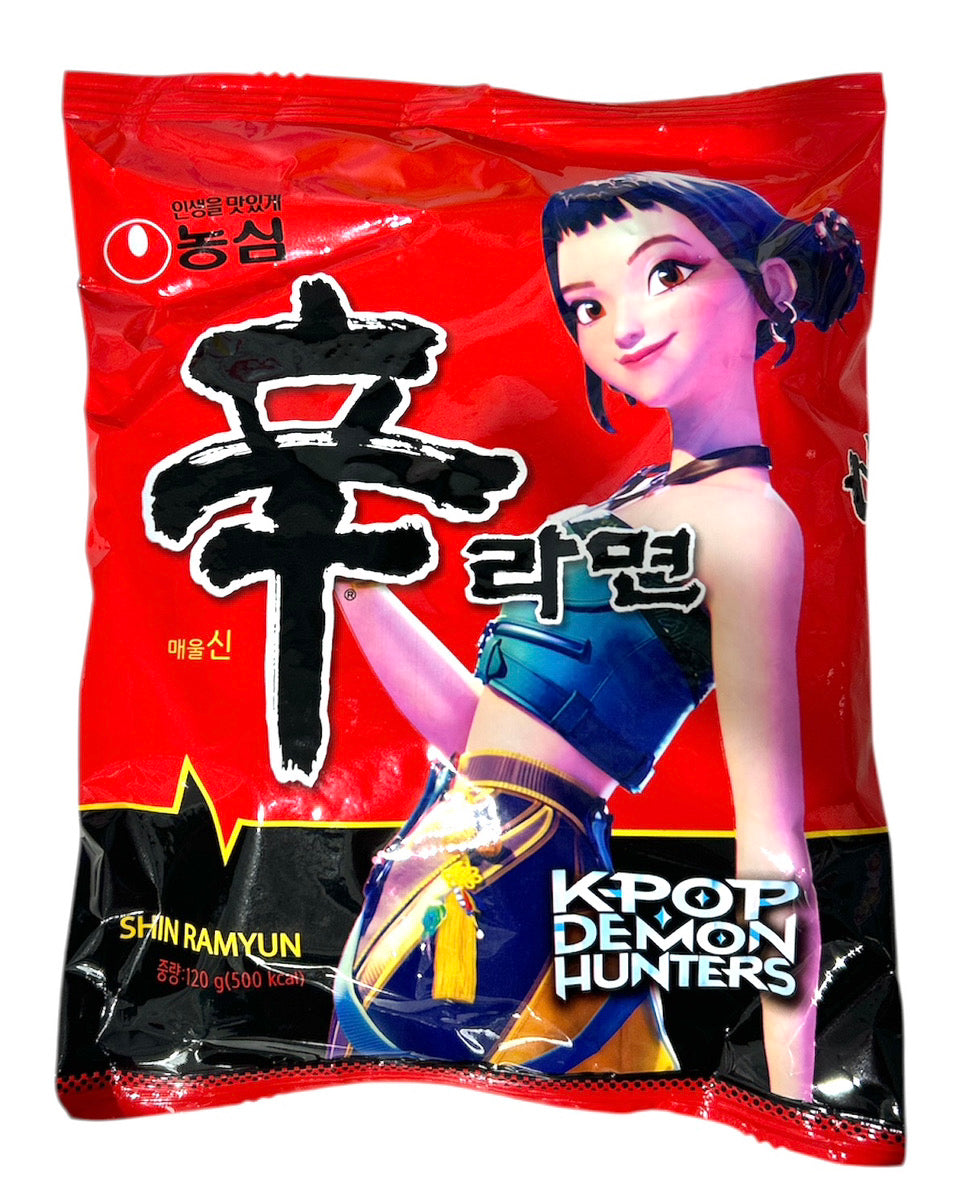 Nongshim 辛ラーメン 120g Shin Ramen K-pop Girls Demon Hunters Collaboration Package