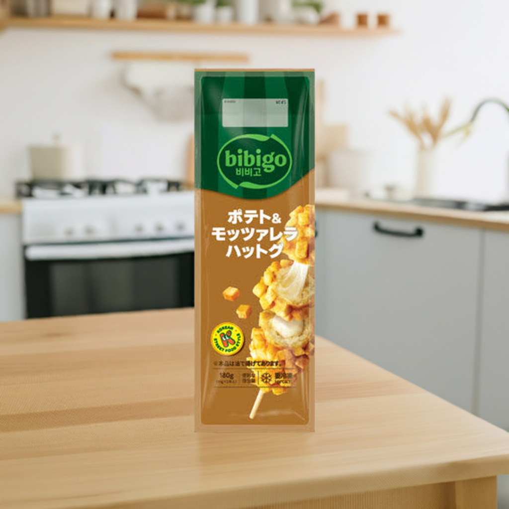 Frozen bibigo ポテト&モッツァレラハットグ 180g(2本入)