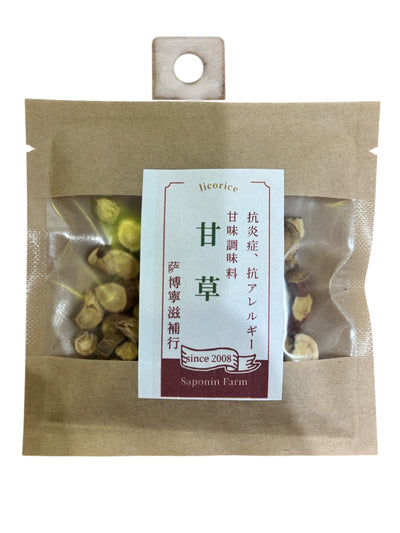 サポニンファーム 甘草(カンゾウ)10g Chinese Liquorice