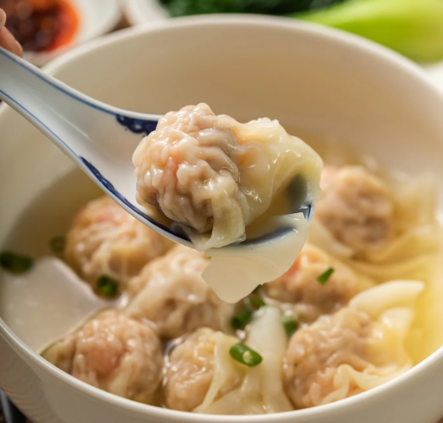 Frozen 香港文記雲呑麺(ワンタンメン)1人前セット Hong Kong Wonton Noodle