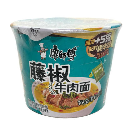 康師傅 藤椒牛肉麺 107g