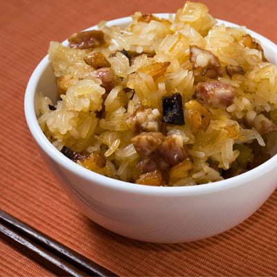 生炒臘腸糯米飯（もち米おこわ）