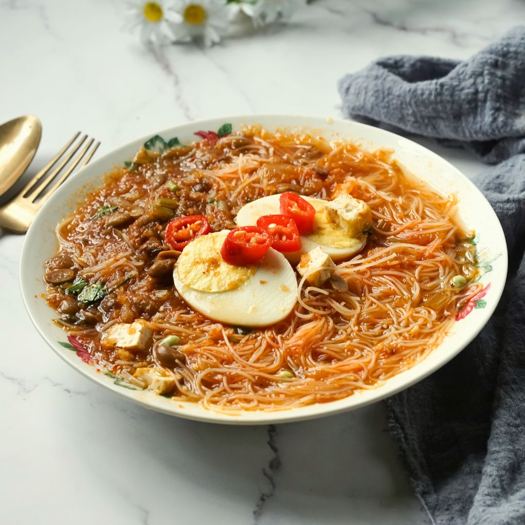 ミーシアム（甘辛酸っぱいビーフン炒め）