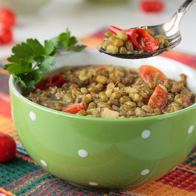 緑豆と野菜のスープ