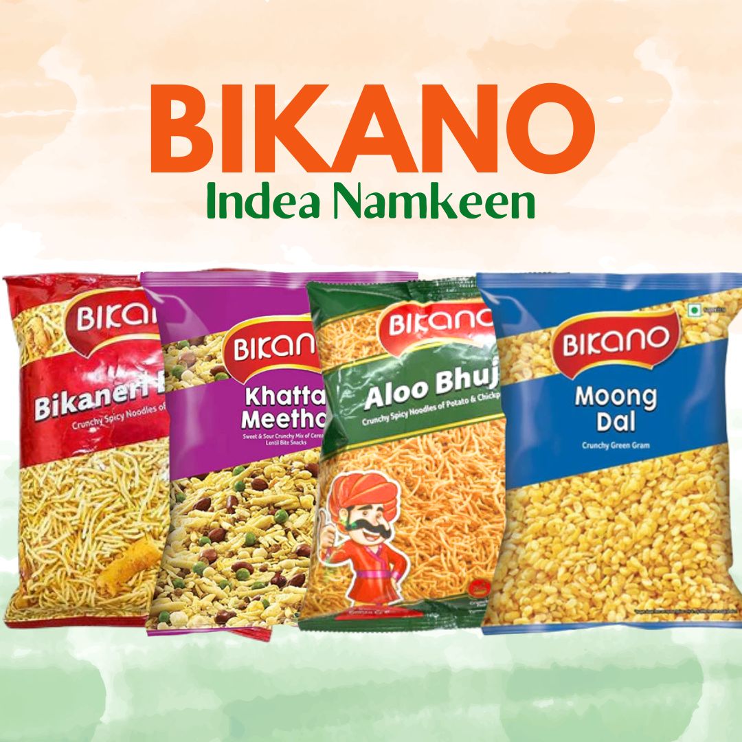 インドのお菓子(ナムキン)&おつまみスナック「BIKANO（ビカノ）」