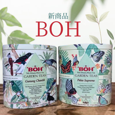 【新入荷】マレーシアの名門紅茶ブランド“BOH”からキャメロニアンゴールド＆ガーデンティーシリーズ登場