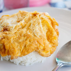 カイジャオ ムーサップ（タイ風豚ひき肉入り卵焼き）