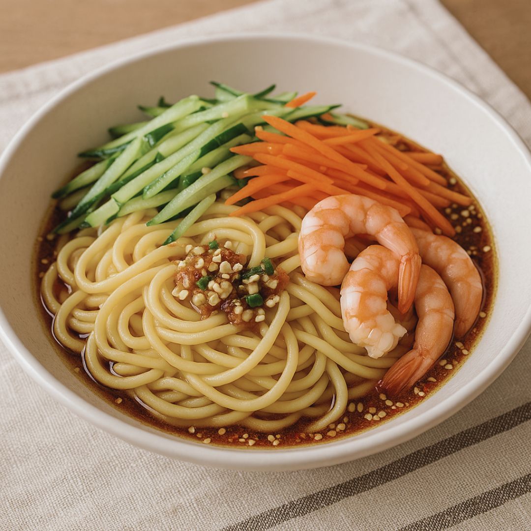 玉米面条の凉拌（とうもろこし麺）