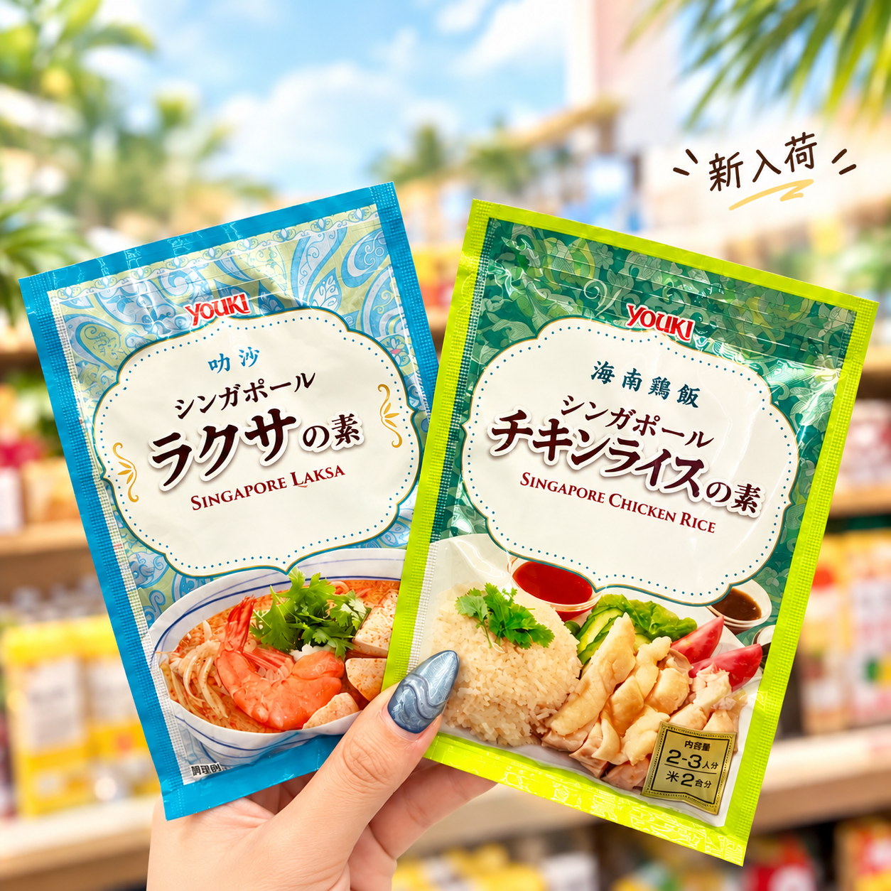 シンガポールの人気料理「ラクサ＆チキンライス」が手軽に楽しめる！本格料理の素が新入荷