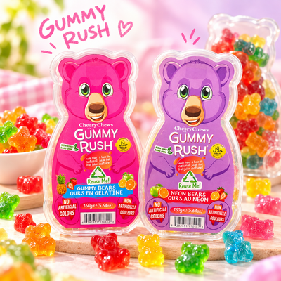 トルコ発のかわいいクマ型グミ「GUMMY RUSH」が新入荷！ボトルが可愛い人気スイーツ