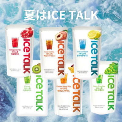 韓国発パウチタイプのフレーバードリンク「ICE TALK(アイストーク)」