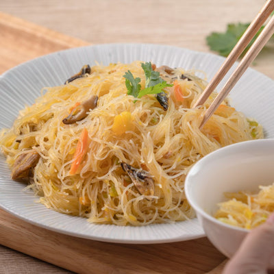 ミエンサオ（緑豆春雨のオイスター炒め）