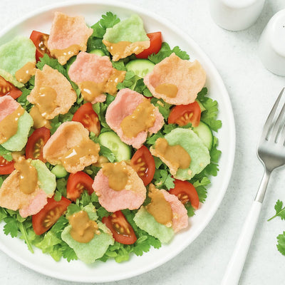 フィリピン風えびせんサラダ