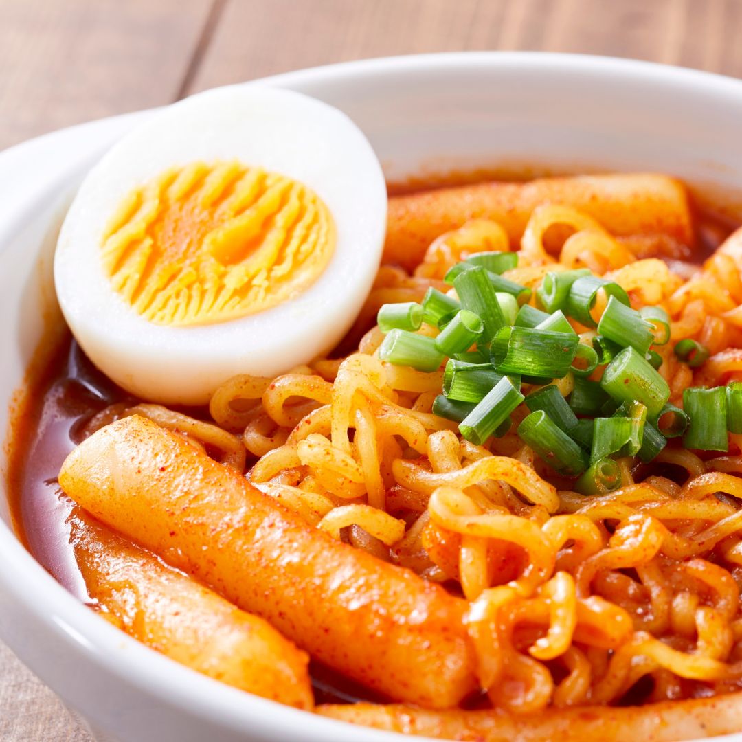 カムジャ麺のトッポギラーメン