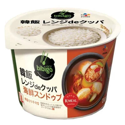 bibigo Korean Food Microwave Soup with Seafood Soondubu 173.7g