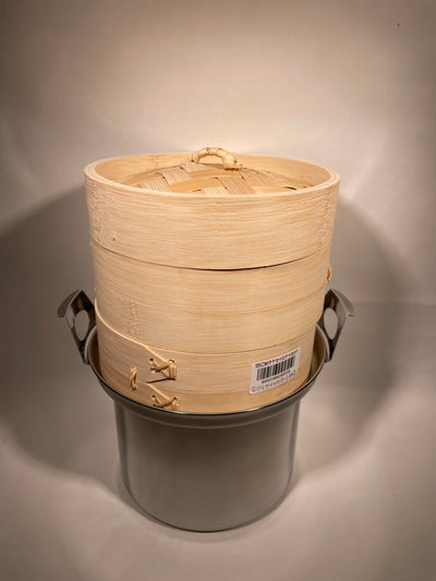 中華竹セイロ＋鍋セット 15cm