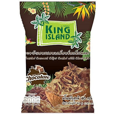 KING ISLAND Coconut Chips Chocolate 40g Coconut Chips Chocolate