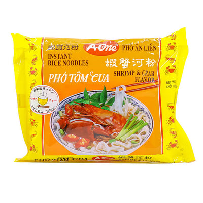 エーワン フォー シュリンプ・クラブ 65g A-One Pho Tom Cua Shrimp & Crab Flavor