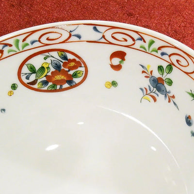 赤絵花鳥柄 19.3cm丼