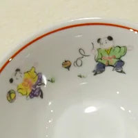 色絵唐子 汁椀 11.9cm